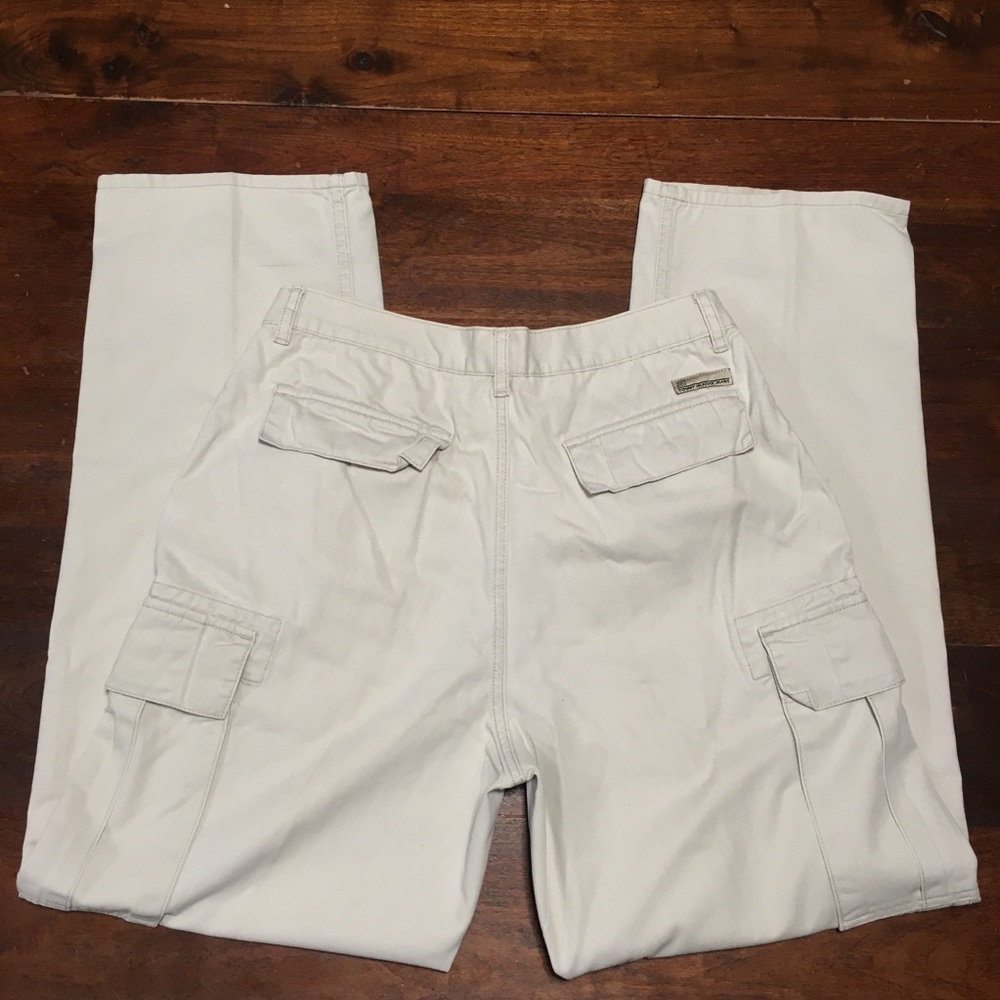 Tommy Hilfiger Khaki Cargo Denim Pants 34x34 Tan